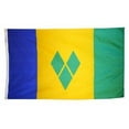 thumbnail image 1 of Drapeau Nyl-Glo St. Vincent Grenadines 3 Pi x 5 Pi, 1 of 1