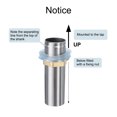 thumbnail image 4 of Unique Bargains 2"Faucet Mount Extension Shank Stainless Steel Threaded Pipe Lengthen Mounting Shank with Nut Gasket Silvery 1PCS, 4 of 6