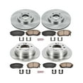 thumbnail image 3 of Power Stop Front and Rear Stock Replacement Brake Pad and Rotor Kit KOE6088, 3 of 8