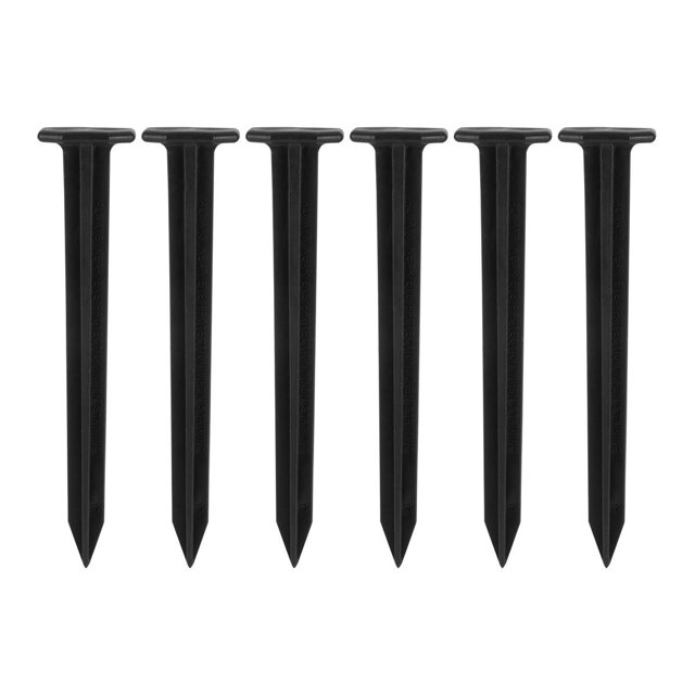 Estaca Para Bordes Valley View Plástico Negro 6 Piezas