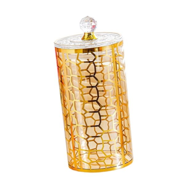 Bote para café con tapa, cilindro de almacenamiento de alimentos, bote de cocina para granos de café y té. Diamante marrón