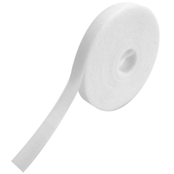 RIP-TIE Rouleau Blanc 1/2 Pouces x 30 Pieds. Ruban de Maintien. Étanche, Réutilisable. Fabriqué aux États-Unis!