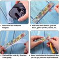 thumbnail image 3 of Molde de silicona transparente para marcapáginas en blanco de epoxi de cristal Diy de 90 Uds. Afortunado Sencillez, 3 of 3