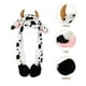 thumbnail image 5 of Sombrero de vaca con orejas móviles, novedoso sombrero de peluche, cómodo y encantador sombrero de peluche., 5 of 7
