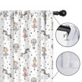 thumbnail image 4 of Blackout Kids Curtains,White Ballerina Unicorn Pattern Childrens Insulated Curtains Set Of 2,Bedroom Essentials,Toddler Room Decor 42"x54", 4 of 5