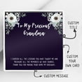 thumbnail image 3 of Personalized Card to Grandma, Mother's Day Gift, Custom Mother's Day Gift for Grandma, Customizable Card for Grandma with Gift Box and Ship Next Day! [Silver and Gold, Personalized Card], 3 of 8
