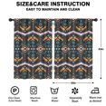 thumbnail image 2 of Blackout Kids Curtains,Boho Bohemia Geometric Line Art Childrens Insulated Curtains Set Of 2,Bedroom Essentials,Toddler Room Decor 42"x63"(106x160cm), 2 of 4