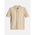 thumbnail image 5 of George Men’s Cotton Button Front Polo Sweater with Short Sleeves, Sizes S-3XL, 5 of 5