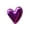 Purple, variant on 1 Pcs Refrigerator Magnet, Cute Love Heart Refrigerator Magnets Silver, Small Decorative Heart Magnets for Fridge Locker Office Whiteboard Decor, Strong Magnet, Locker Magnets 0.83"