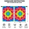 thumbnail image 2 of Blackout Kids Curtains,Colorful Tie Dye Mandala Pattern Childrens Insulated Curtains Set Of 2,Bedroom Essentials,Toddler Room Decor 42"x54", 2 of 5