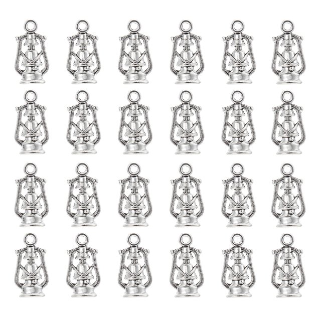 100pcs DIY Keroseno Lámpara Colgantes DIY Joyería haciendo colgantes para mujer