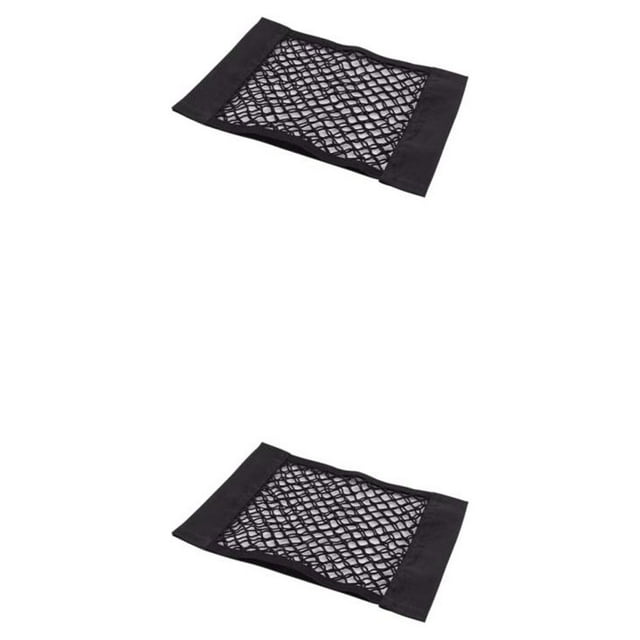 kurtrusly Expandable Car Storage Net - Stable And Convenient Storage Solution Multi-purpose Polyester Mesh Organizer Trunk 35*25 2Set