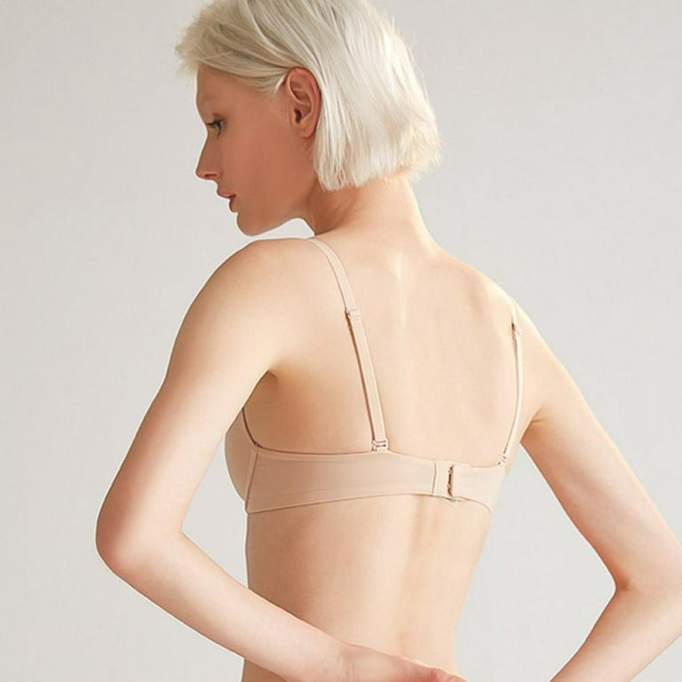 Summer Girl Ultra-thin Sling Bra Solid Color Versatile Comfortable Girls  Seamless Adjustable Bra Underwear 