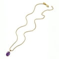 thumbnail image 2 of HOPE LOVE SHINE Amethyst Necklace – February Birthstone Pendant for Healing & Inner Peace, 2 of 9