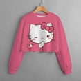 thumbnail image 4 of Nouvel Automne et Hiver Décontracté Hello Kitty Vêtements pour Enfants Imprimé Filles Chandail à Capuchon Court Confortable et Mignon Haut HOEMLIN, 4 of 7