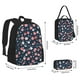 thumbnail image 2 of Easygdp Cherry Blossoms Mochila para Niños y Niñas con Set de Caja de Almuerzo y Estuche para Lápices 3 en 1, Mochila Escolar Estampada para Adolescentes, 2 of 7