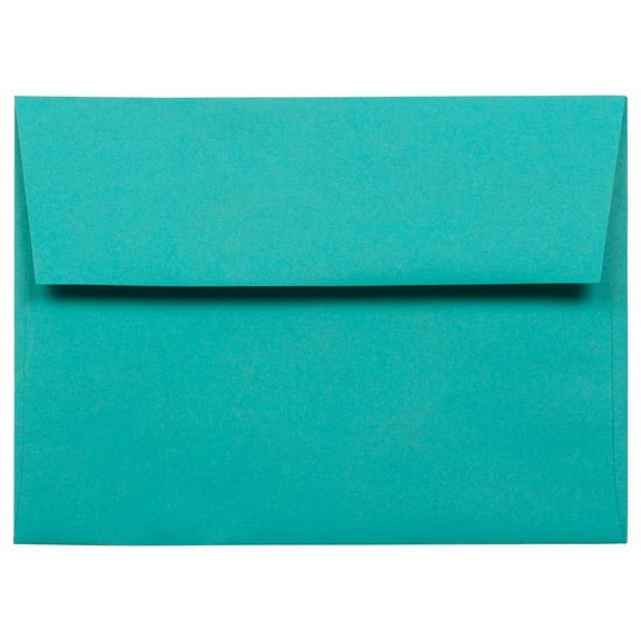 JAM Paper A6 Envelopes, 4 3/4 x 6 1/2, Sea Blue, 25/Pack