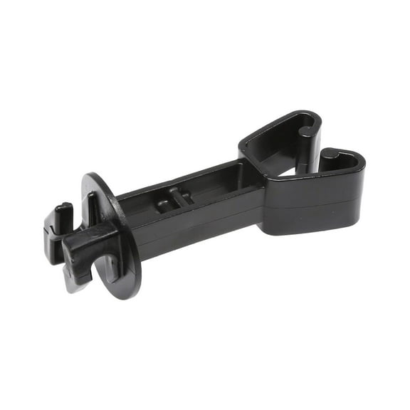 Electric Fence Insulator Pack of 25 Pcs for Chain Fence Fabric and 1 3/4" to 2 1/8" Width U Posts (Black) Made in America