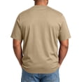 thumbnail image 4 of Big and Tall Shirts for Men Short Sleeve Crew Neck Summer Shirts Moisture Wicking Casual Basic Mens T-Shirts Khaki L, 4 of 6