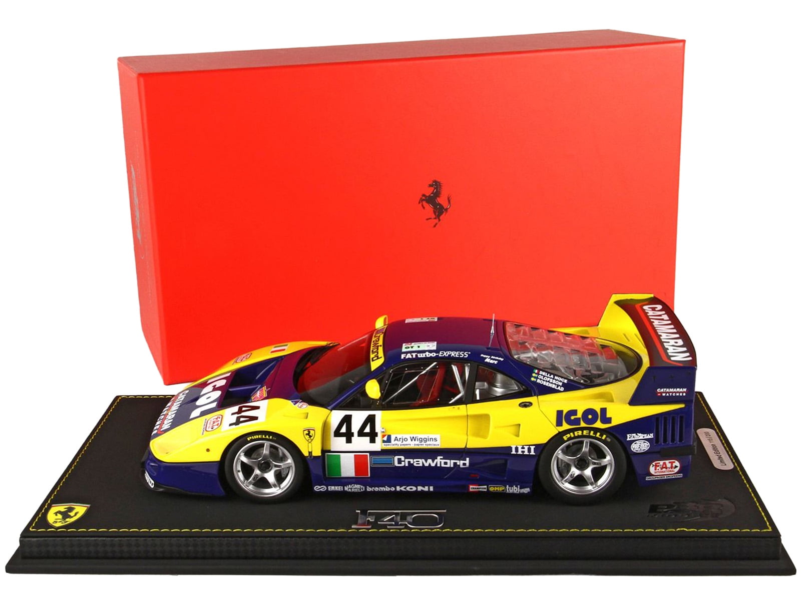 1/18 BBR フェラーリ F40 LM 24H Le Mans 1996 BBR Deluxe 1:18 Ferrari F40 LM #56 Pilot Pen Racing - 24h Le