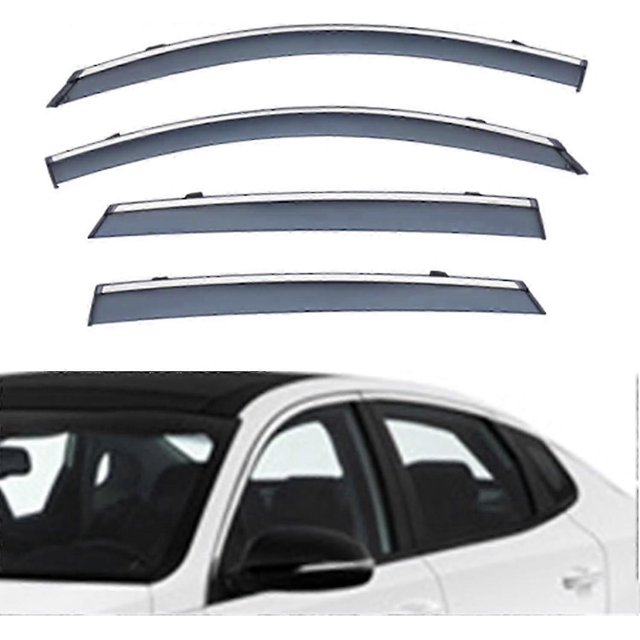 Exquisite Car Window Wind Deflectors for Kia Optima MK4-JF 2016-2019, Side Windows Rain Shield, Tinted Sun Visor Smoke Protector Guard, Auto Glass Awn