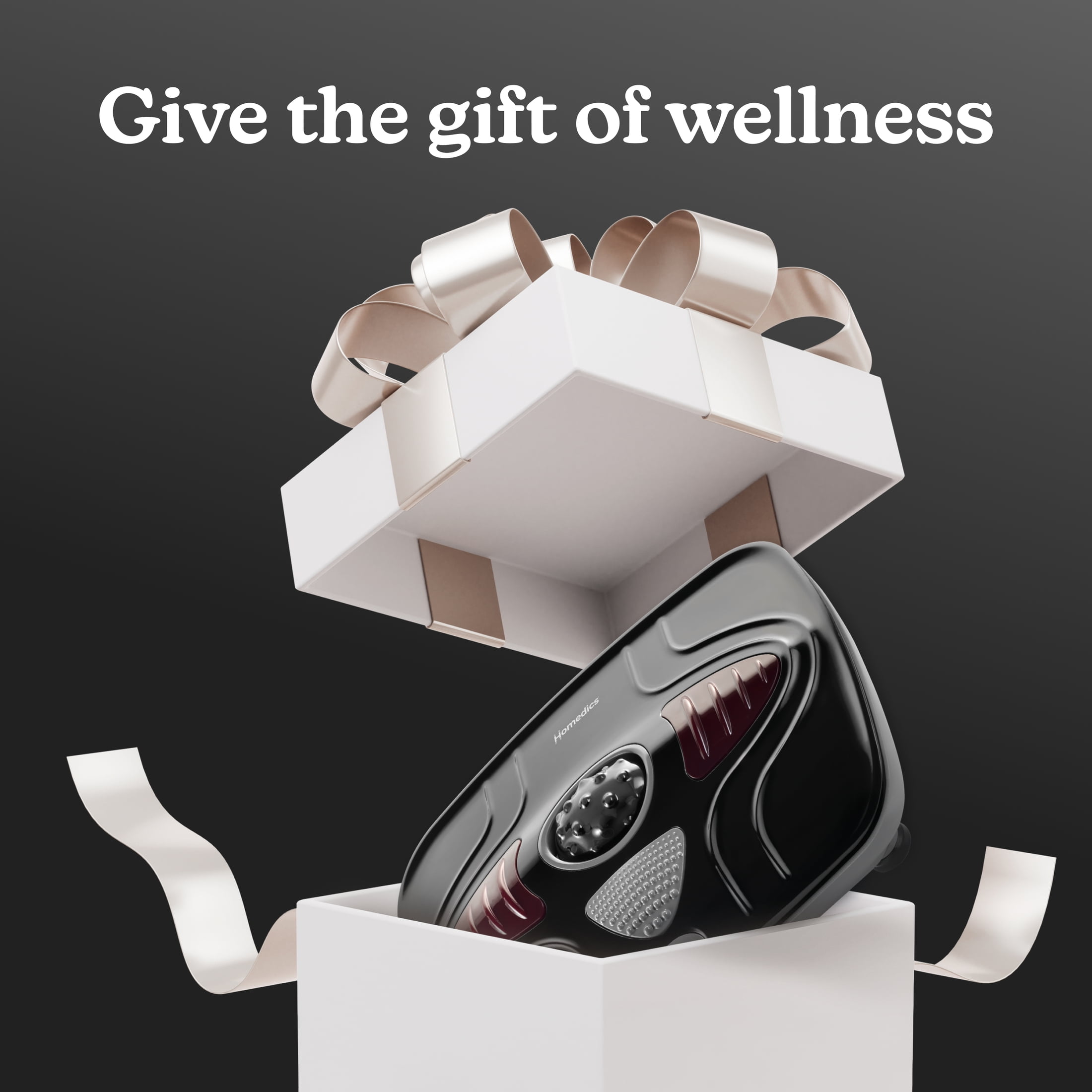 Homedics vibration foot massager with soothing heat, Black - Walmart.com