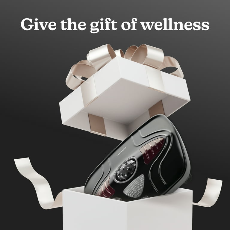 Homedics vibration foot massager with soothing heat, Black - Walmart.com