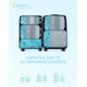 thumbnail image 4 of Juego de 6 cubos de embalaje de compresión BAGSMART para viajes, 4 of 7