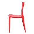 thumbnail image 4 of Fine Mod Imports Square Dining Chair, Red FMI2015-RED, 4 of 5