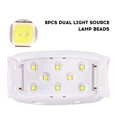thumbnail image 3 of Mini lámpara de espejo para uñas, fuente de luz dual, sincronización de un botón, interfaz USB, MABOTO Lámpara de uñas, 3 of 7