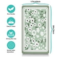 thumbnail image 5 of Dog Food Mat, Dog Mat for Food and Water, Pet Dog Cat Bowl Mat, Non-Slip Super Absorbent Feeding Mat with Sage Green Leaf,17inx30in, 5 of 7