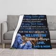 thumbnail image 2 of Yibo Son Gifts-Son Blanket from Mom and Dad-Son Birthday Gifts from Mom and Dad-Gifts for Son Adult to My Son Blanket Gifts Lion from Parent, 2 of 7