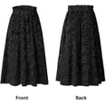 thumbnail image 1 of Jupe Plissée Mi Maxi Maxi Swing à la Taille Haute pour Femmes, 1 of 5