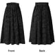thumbnail image 4 of Falda plisada de lunares y cintura alta para mujer Falda midi larga con vuelo, 4 of 5