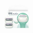 thumbnail image 4 of Schick Intuition Refill Blades with Aloe Vera Soap Head - 2-Pack Manual Razor Replacement Cartridges for Men & Women, 4-Layer Blades for Smooth, Comfortable Hair Removal, Portable Grooming Accessory, 4 of 6