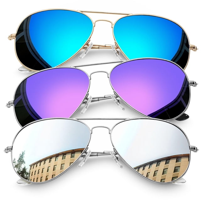 Gafas de sol Joopin espejo militar polarizadas UV400 unisex 3 paquetes