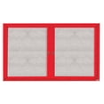 thumbnail image 3 of Aarco Products DCC3660RIR 2-Door Illuminated Enclosed Bulletin Board - Red, 3 of 3