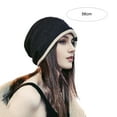 thumbnail image 6 of Pnellth Women Winter Hat Knitted Elastic Thick Warm Soft Cold Resistant No Brim Beanie Baggy Solid Color Lady Cap, 6 of 8