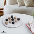 thumbnail image 4 of Radicaln Marble Tic Tac Toe 10" Black & Coral – Premium Outdoor Game for Adults & Family, Ideal Backyard Activity, Coffee Table Decor & Gift Idea, 4 of 7