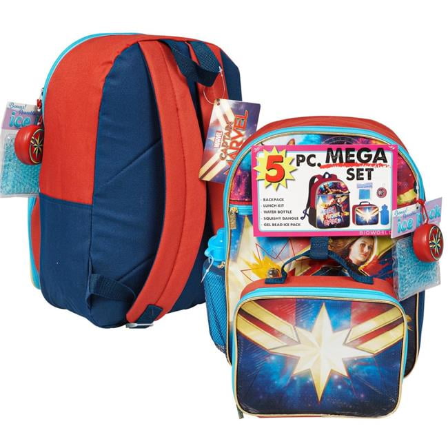 Marvel Comics Captain Marvel Padded Backpack Bioworld Carol Danvers Brand New 
