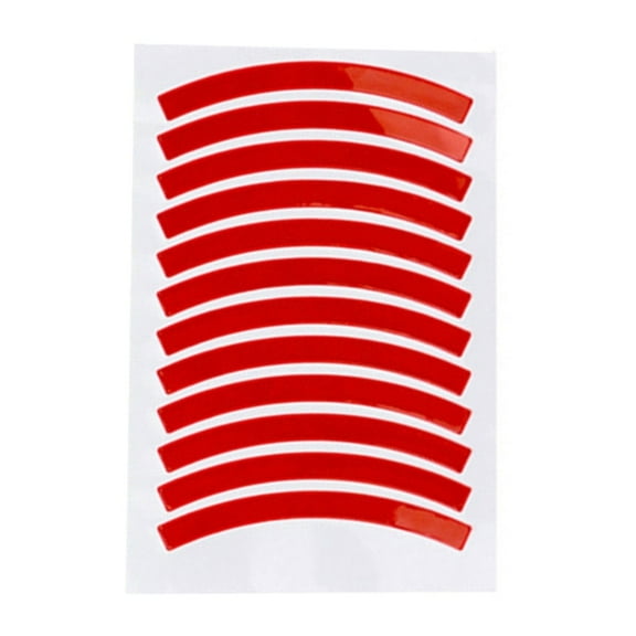 12Pcs Reflective Tire Sticker Kid Balance Bike Safety Sticker Wheel Decoration Children Balance Bicycle Warning Stickers