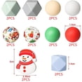 thumbnail image 1 of Cuentas redondas de silicona coloridas para joyería, fabricación de pulseras, accesorios DIY, regalo de Navidad, 1 of 4