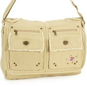 No Boundaries - Fray-Edge Messenger Bag
