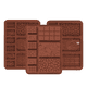 thumbnail image 1 of Molde Silicon para Barras  y Tabletas para Chocolates Malubero, Marron, 1 of 5