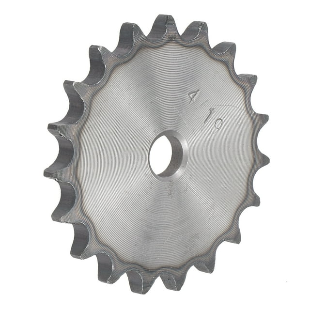 Unique Bargains 19 Teeth Flat Chain Sprocket Type A 1/2' Pitch, 12mm Bore Carbon Steel