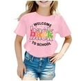 thumbnail image 1 of WEAIXIMIUNG Hauts pour Adolescentes T-Shirt Graphique à Manches Courtes Col Rond Lumineux et Confortable pour Garçons et Filles, 1 of 4