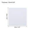 thumbnail image 2 of EVA Foam Sheets White 9.8 Inch x 9.8 Inch 10mm Thick Crafts Foam Sheets 6Pcs, 2 of 5