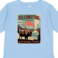 thumbnail image 4 of Inktastic Yellowstone National Park Boys Long Sleeve Toddler T-Shirt, 4 of 5
