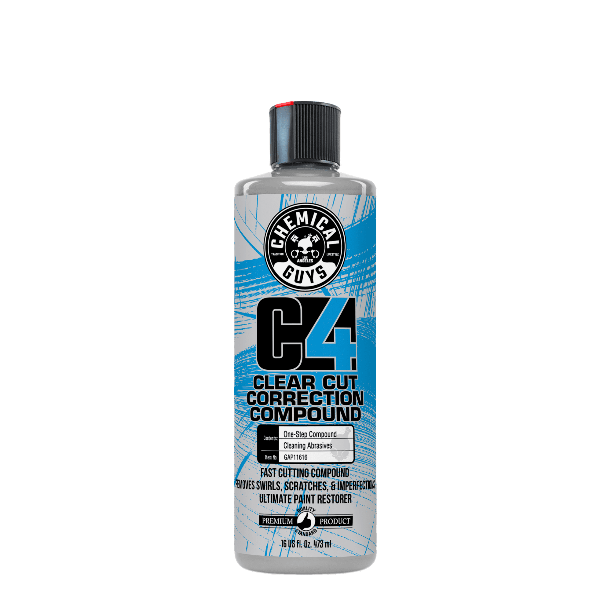 Chemical Guys C4 Clear Cut Correction Compound (16 oz)
