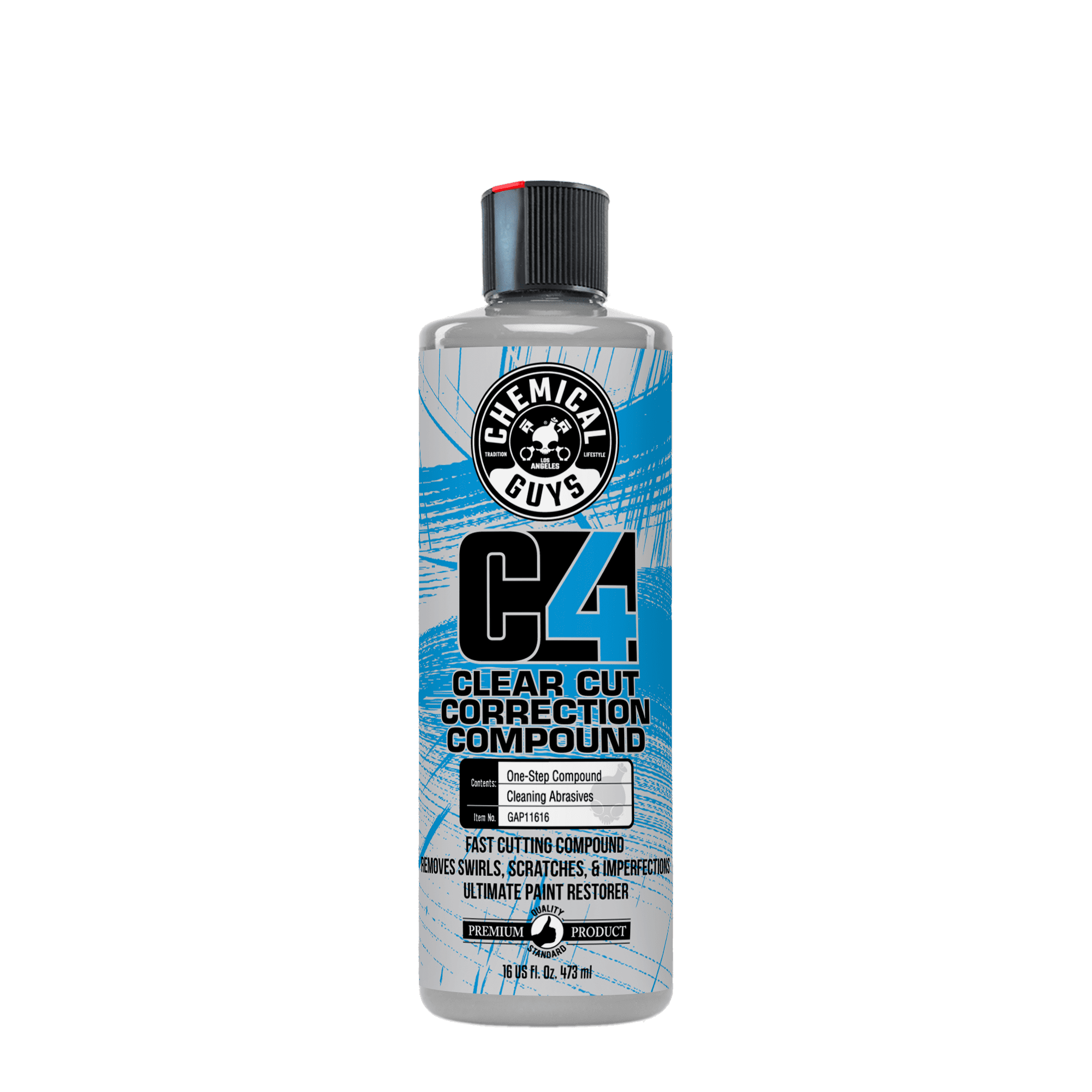 Chemical Guys C4 Clear Cut Correction Compound 16 oz